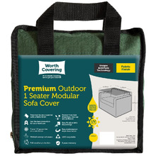 Forest Green Divide Outdoor Modular Sofa Cover
